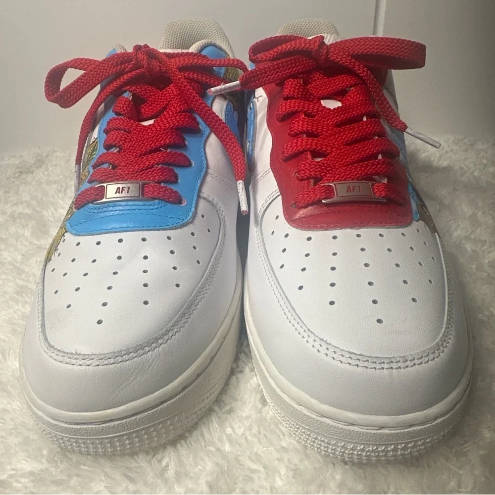 Nike Custom Air Force 1 '07 Puerto Rico Shoes